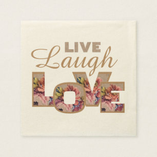 Live, Lachen, Liebe Serviette