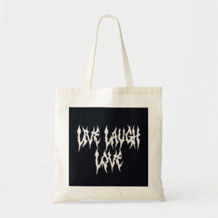 Live, Lachen, Liebe Tragetasche