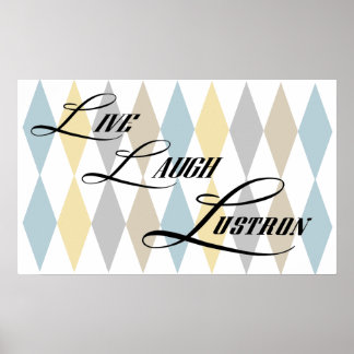 Live, Lachen, Lustron Kleines Poster