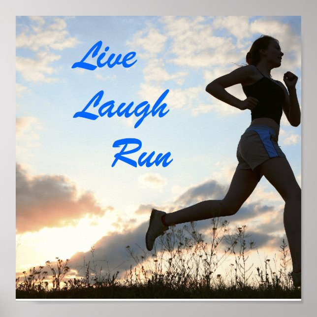 Live-Lachen-Plakat Poster (Vorne)