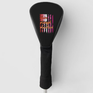 Live lacht LESBIAN Flag Patriotic Lgbt Golf Headcover