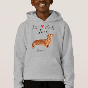 Live Lagh Liebe a Dackel Hoodie
