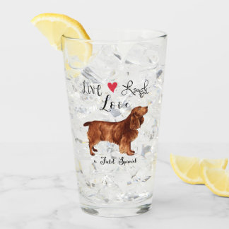 Live Lagh Liebe a Field Spanisch Glass Glas