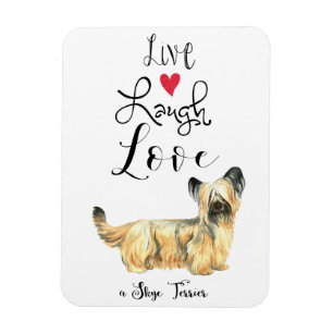 Live Lagh Liebe a Skye Terrier Magnet