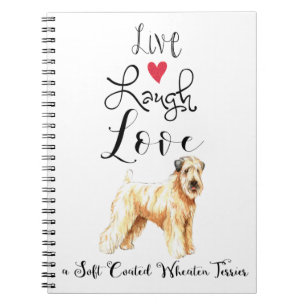 Live Lagh Liebe a Wheaten Notebook Notizblock