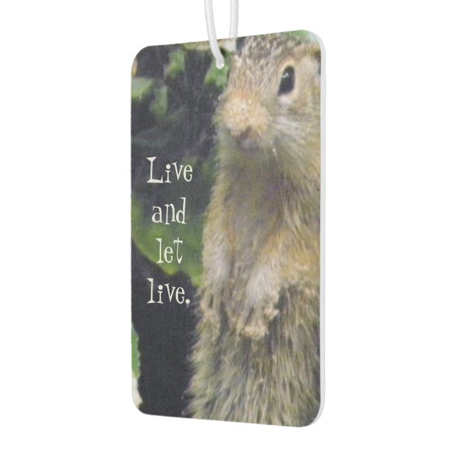 Live & Lass Live Chipmonk Air Freshener Autolufterfrischer (Links)