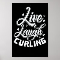 Live Laugh Curling Wintersport Stein