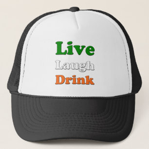 Live-Laugh-Drink Truckerkappe