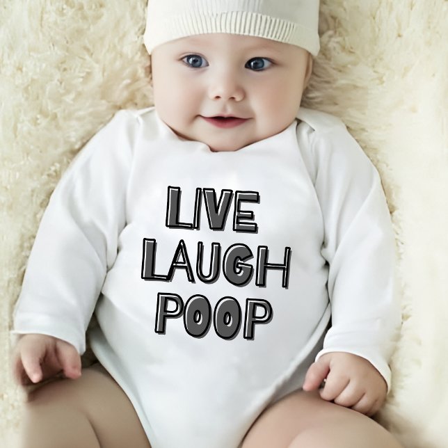 Live-Laugh-Kack Baby Strampler (Von Creator hochgeladen)