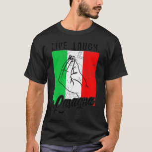 Live Laugh Lasagna Funny Italian Lasagna Lover T-Shirt