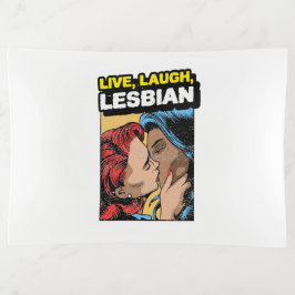 Live Laugh Lesbian Dekoschale