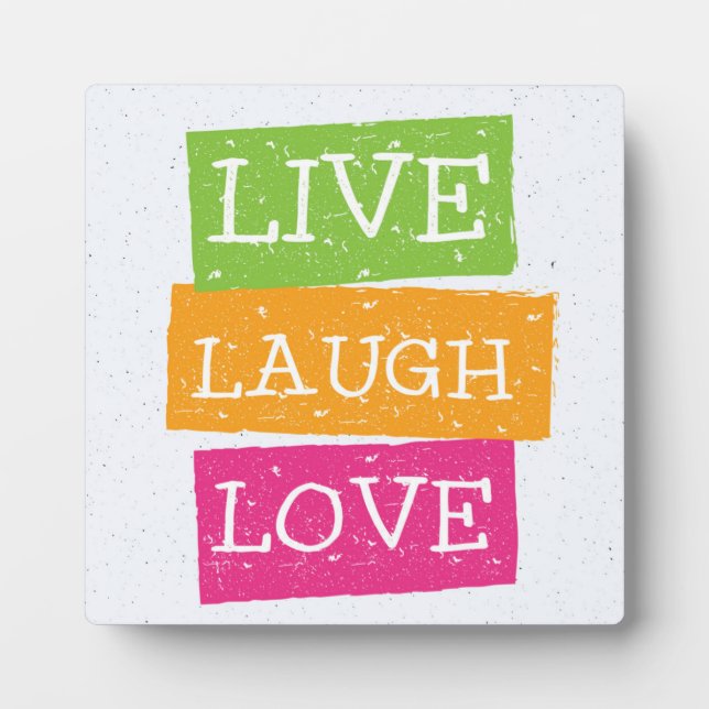 Live-Laugh Liebe 2 Fotoplatte (Vorderseite)