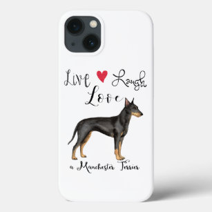 Live Laugh Liebe a Manchester Terrier Case-Mate iPhone Hülle