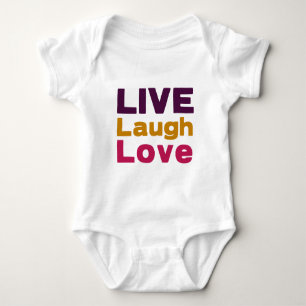 Live-Laugh-Liebe Baby Strampler