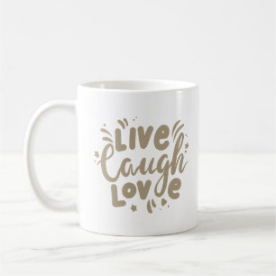 LIVE LAUGH LIEBE KAFFEETASSE
