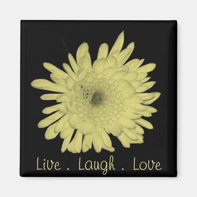 Live-Laugh-Liebe Magnet (Vorne)