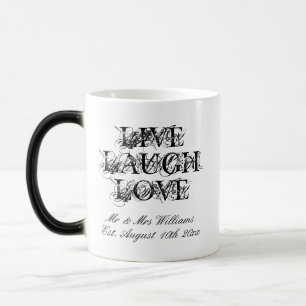 Live-Laugh-Liebe Morphing Tasse Geschenk für frisc