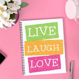 Live-Laugh-Liebe Notizbuch