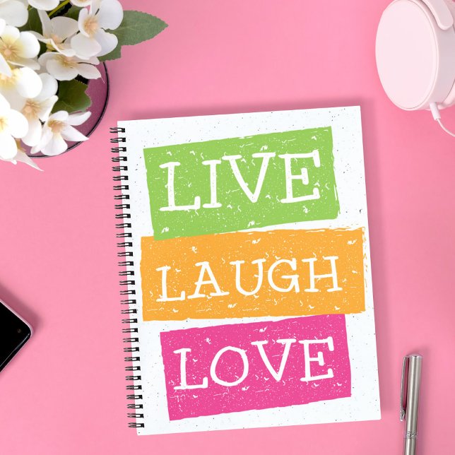Live-Laugh-Liebe Notizbuch (Von Creator hochgeladen)
