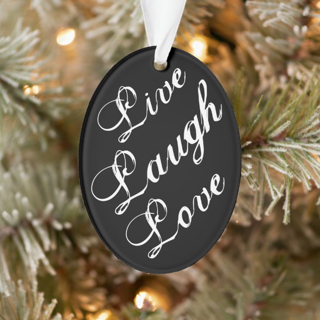 Live-Laugh Liebe Ornament 2020 (Baum)