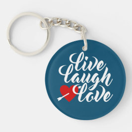 Live-Laugh-Liebe Valentine Calligraphy | Schlüssel Schlüsselanhänger