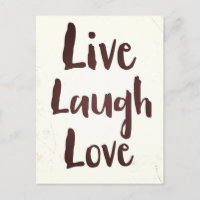 Live-Laugh-Liebe Vintag inspirierendes Zitat