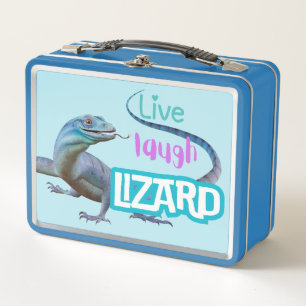 Live Laugh Lizard Metall Brotdose