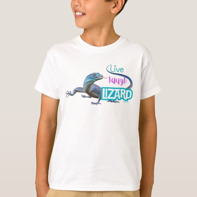Live Laugh Lizard T-Shirt (Vorderseite)