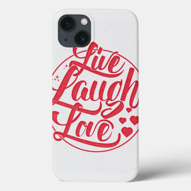 Live Laugh Love Case-Mate iPhone Hülle (Rückseite)
