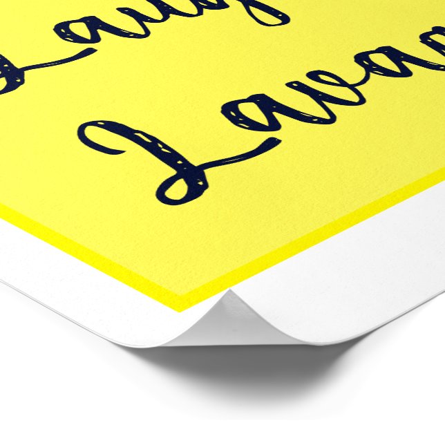 Live-Lavage-Poster von CRONEA Poster (Ecke)