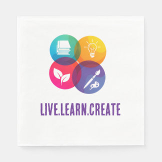 Live.Learn.Create Serviette