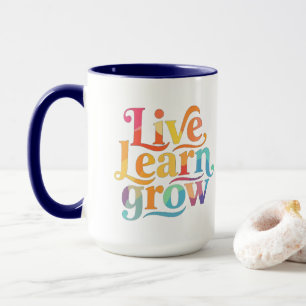 Live-Lernen wächst Tasse