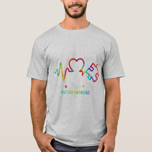 Live-Liebe Akzeptieren Autismus Bewusstsein Monat T-Shirt