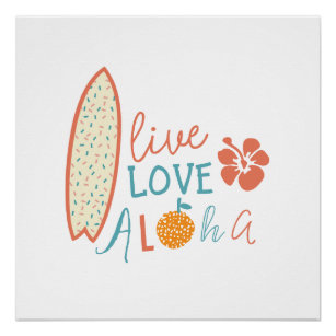 Live, Liebe, Aloha Poster