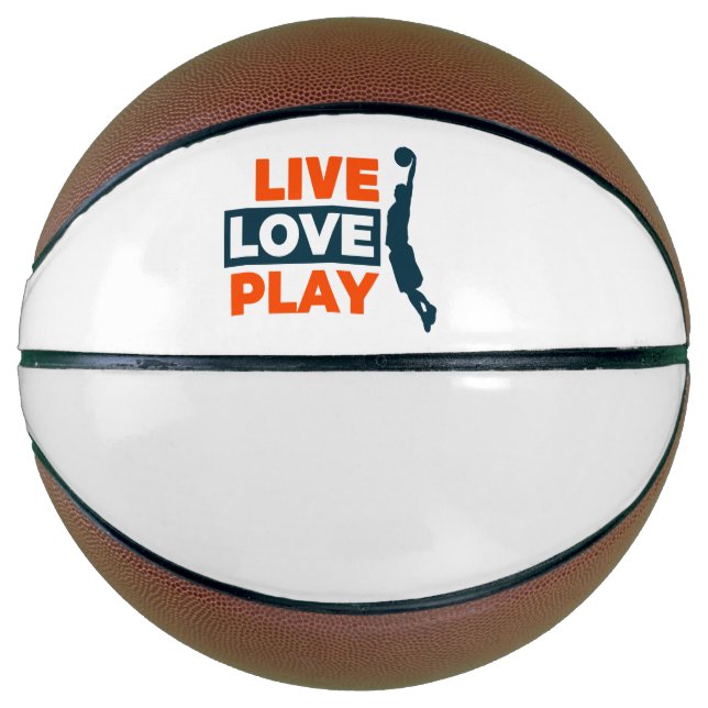 Live-Liebe Basketball (Vorderseite)