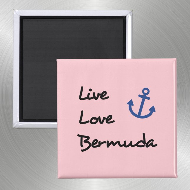 Live-Liebe Bermuda-Skripttext mit Anchor Magnet (Von Creator hochgeladen)