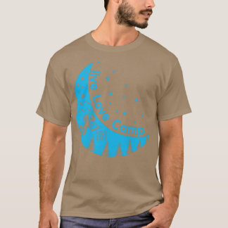 Live Liebe Camp Zelt auf dem Mond Camping im Freie T-Shirt
