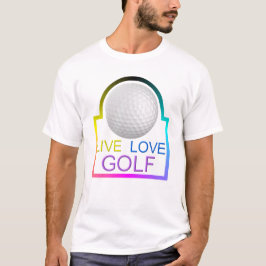 Live Liebe Golf T - Shirt