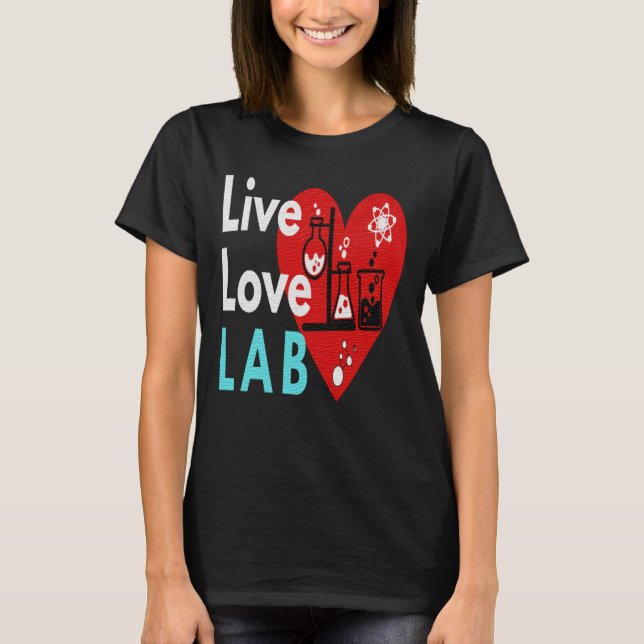 LIVE LIEBE LABRADOR - LABLIFE T-Shirt (Vorderseite)