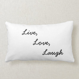 Live, Liebe, Lachen Kissen