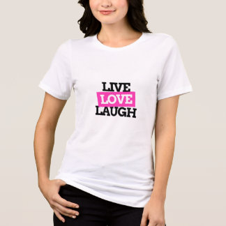 live, Liebe, lachen Tri-Blend Shirt