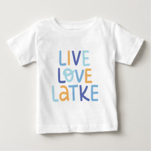 Live-Liebe Latke Hanukkah Design Baby T-shirt