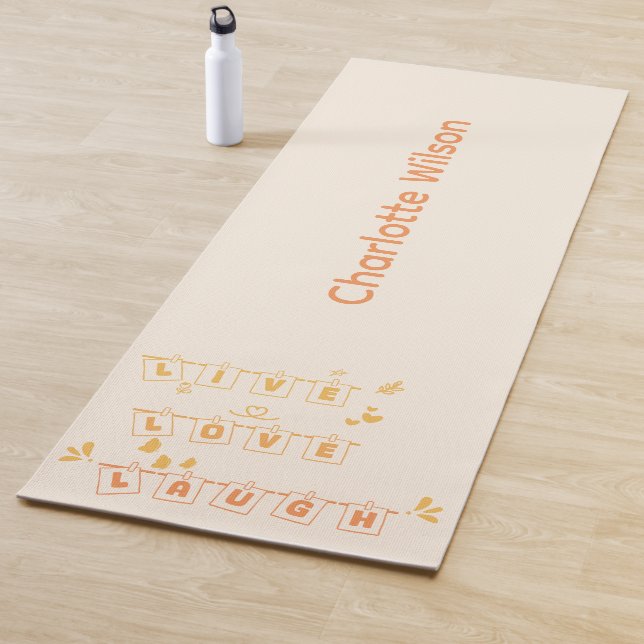 Live-Liebe Lauchen Niedlich Notedry Yoga Mat Yogamatte (Beispiel)