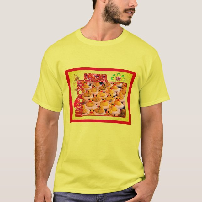 Live-Liebe Laugh Gummi Ducks Inspiration T-Shirt (Vorderseite)