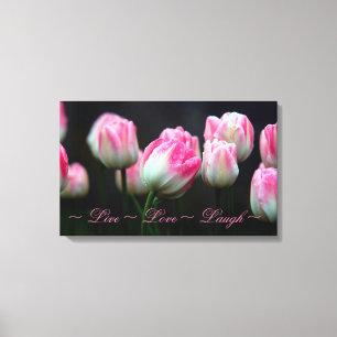 Live Liebe Laugh Leinwanddruck