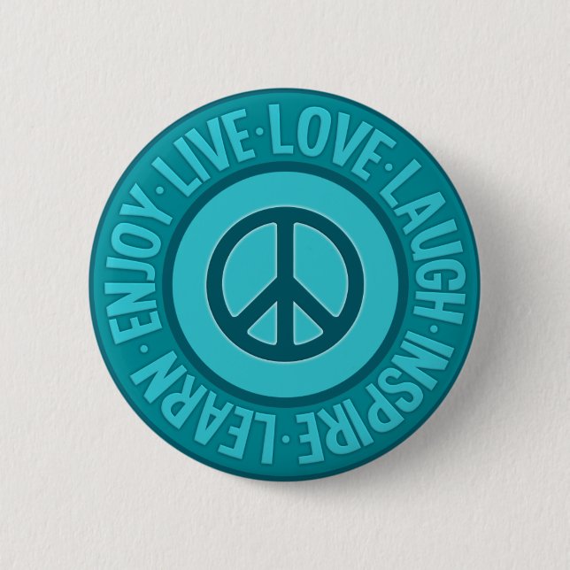 LIVE LIEBE LAUGH ... Schaltfläche Button (Vorderseite)