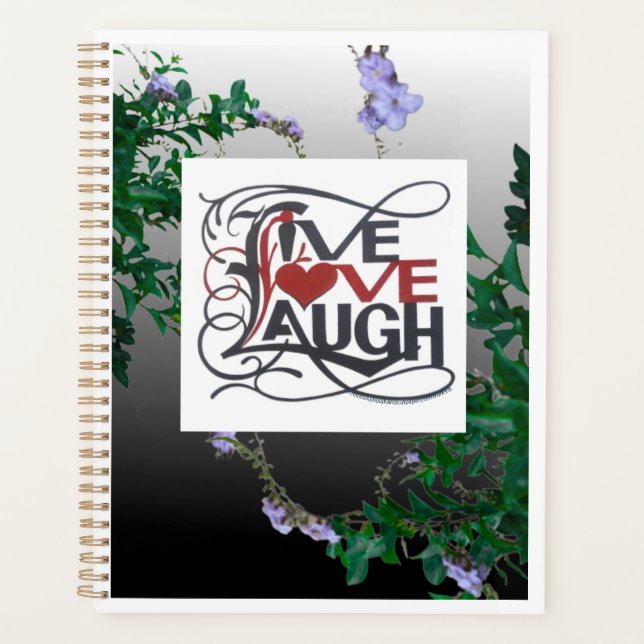 LIVE LIEBE LAUGH Spiral Planer (Vorderseite)