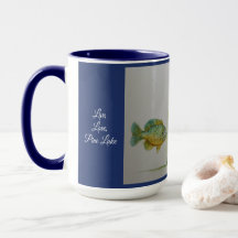 Live, Liebe, Pine Lake 2 Tone Kaffee Tasse