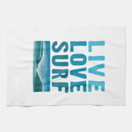 live_Liebe_surf Handtuch