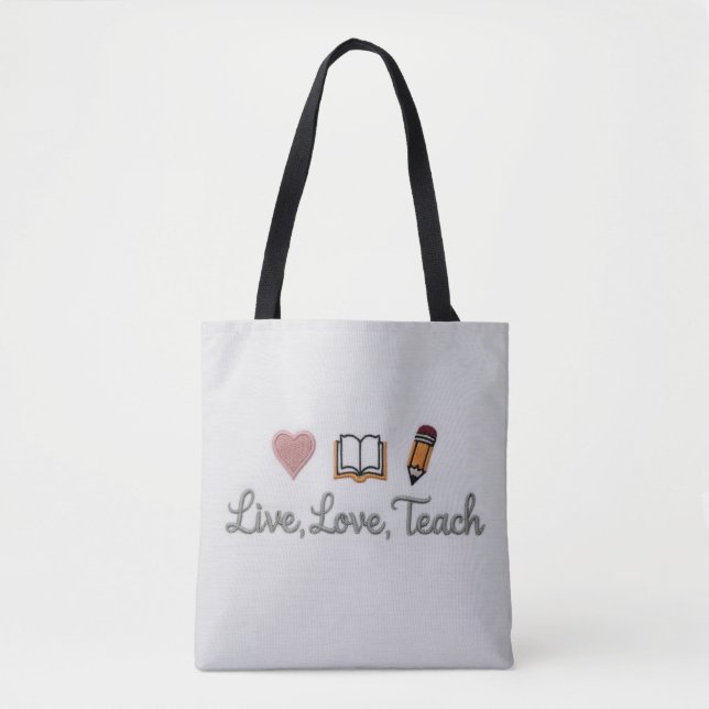 Live-Liebe Teach-Tasche Crossbody Tasche (Vorderseite)